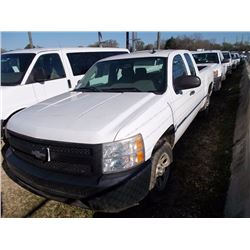 2008 CHEVROLET SILVERADO PICKUP, VIN/SN:1GCEC19C98Z159591 - GAS ENGINE, A/T, EXTENDED CAB, ODOMETER 
