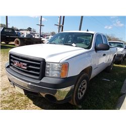 2008 GMC SIERRA PICK UP, VIN/SN:1GTEC19C48Z308196 - GAS ENGINE, A/T, EXTENDED CAB, ODOMETER READING 