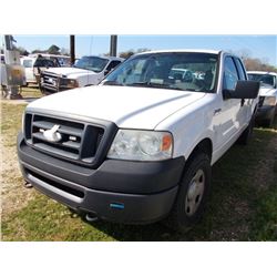 2008 FORD F150 PICKUP, VIN/SN:1FTPX14V08FC18874 - GAS ENGINE, A/T, EXTENDED CAB, ODOMETER READING 28