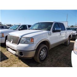 2007 FORD F150 PICKUP, VIN/SN:1FTPW14V27KD35297 - 4X4, GAS ENGINE, A/T, CREW CAB
