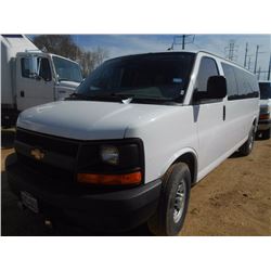 2014 CHEVROLET VAN, VIN/SN:1GAZGZFF7E1116883 - GAS ENGINE, A/T, 8 PASSENG,M, ODOMETER READING 58,631