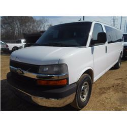 2011 CHEVROLET EXPRESS PASSENGER VAN, VIN/SN:1GA2G1FG7B1101961 - GAS ENG, A/T, 11 PASSENGER, ODOMETE