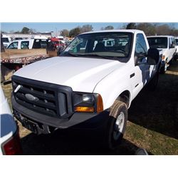 2007 FORD F250 PICKUP, VIN/SN:1FTSF21P17EA67427 - 4X4, FORD POWER STROKE DIESEL ENG, A/T, LONG BED, 