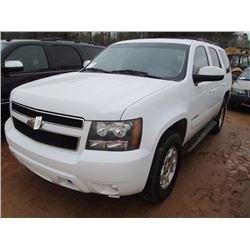 2009 CHEVROLET TAHOE LT, VIN/SN:1GNFK23019R254232 - V8 GAS ENG, A/T, ODOMETER READING 179,386 MILES 