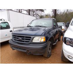 2002 FORD F150 XL PICKUP, VIN/SN:1FTRF18W32NB05867 - 4X4, GAS ENG, A/T (CITY OWNED)