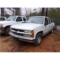 1997 CHEVROLET 1500 PICK UP, VIN/SN:2GCEC19R8V1274689 - GAS ENG, A/T, EXTENDED CAB, ODOMETER READING
