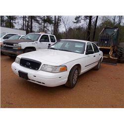 2006 FORD CROW VICTORIA, VIN/SN:2FAPP71W66X143519 --V-8 GAS, A/T