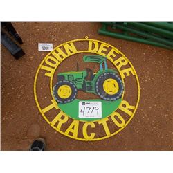 JOHN DEERE TRACTOR SIGN