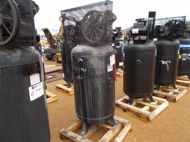 KOBALT AIR COMPRESSOR, 80 GAL, UPRIGHT, ELECTRIC, 220 VOLTS