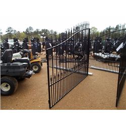 IRON GATE, - 16', WILDLIFE SCENE W/POST