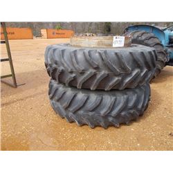 - (2) 18.4R38 TIRE & RIMS