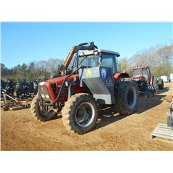 MASSEY FERGUSON 4263 FARM TRACTOR, VIN/SN:K34071 - MFWD, PTO, 3 PTH, 3 REMOTES, ALAMO CUTTER, METER 