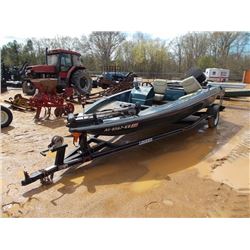 LEGEND THUNDER HAWK 160T BASS BOAT, - OUTBOARD MOTOR, MOTOR GUIDE TROLLING MOTOR, MOONSHINE S/A TRAI