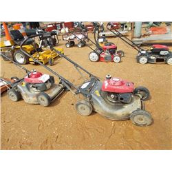 HONDA HRC216 PUSH MOWER, - GAS ENGINE