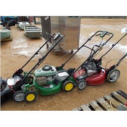 JOHN DEERE PUSH MOWER, - GAS ENGINE