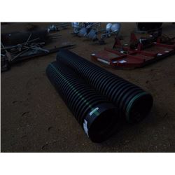 (2) SECTION 20" PLASTIC PIPE