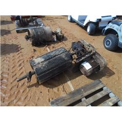 CONVEYOR DRUM W/GEAR BOX & ELECTRIC MOTOR