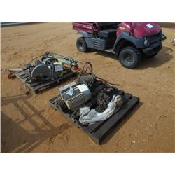 (2) ELECTRIC MOTOR, HYD DRIVE MOTOR