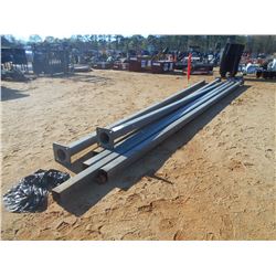 (6) 30' METAL LIGHT POLES