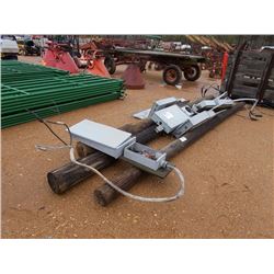 (3) ELECTRICAL POWER POLES W/METER BOX & BREAKER BOXES