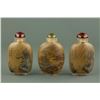 Image 1 : 3 Pc Chinese Reverse Painted Peking Snuff Bottles