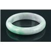 Image 1 : Two Color Green Jade Bangle with Certificate