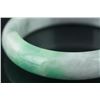 Image 2 : Two Color Green Jade Bangle with Certificate