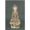 Image 1 : Chinese Copper Red Porcelain Guanyin Figure