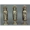 Image 1 : Set of Three Chinese Silver Guanyin Figures