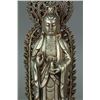 Image 3 : Set of Three Chinese Silver Guanyin Figures