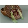 Image 2 : Chinese Rattan Basket w/ Red Hardstone Handles