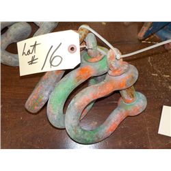 3PC MEDIUM SHACKLES