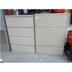 2PC 4DR LATERAL FILING CABINETS