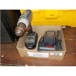 PORTER CABLE 18V DRILL & CHARGER