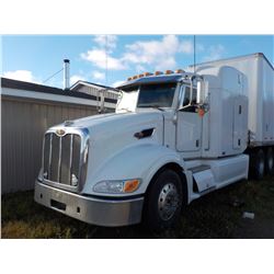 2010 PETERBUILT 386 HIGHWAY TRACTOR, CUMMINS DIESEL, VIN 1XPHD49X9AD104137
