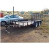 Image 1 : 2015 DOWN 2 EARTH 14X7' UTILITY TRAILER WITH RAMP, VIN 5MYUU1428EB043076           ELECTRIC BRAKE,