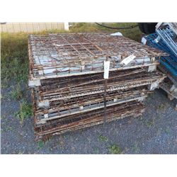 4 COLLAPSABLE PALLET BASKETS