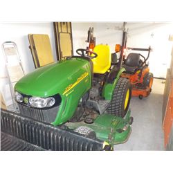 JOHN DEERE 2320 YARD TRACTOR MIDDLE MOWER DECK, OROPS, DIESEL