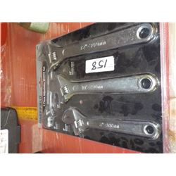 4PC SHEFFIELD ADJUSTABLE WRENCHS