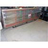 Image 1 : 10' 20 DRAWER HD METAL WORK BENCH WITH HANGING PEGBOARD
