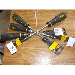 4PC STANLEY FATMAX FLAT SCREW DRIVERS
