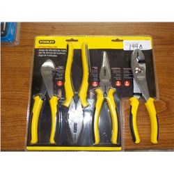 STANLEY 4PC PLIER SET