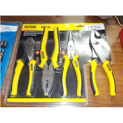 STANLEY 4PC PLIER SET