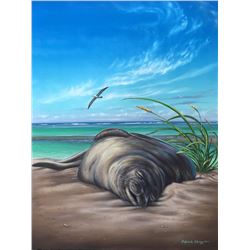 Seal Dreams - KAI Waikiki Ocean Art Show, Patrick Ching 2016