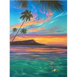 Diamond Head Sky - KAI Waikiki Ocean Art Show, Patrick Ching 2016