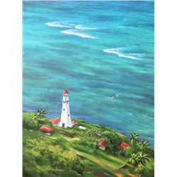 Diamond Head Lagoon - KAI Waikiki Ocean Art Show, Patrick Ching 2016