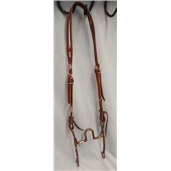 Bridle & reins, bit marked LW