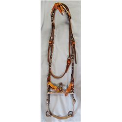 Result's silver mtd bit in newer fancy headstall