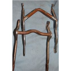 2 Tramel bits, copper curbs