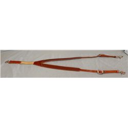 Suspenders, basket stamp, size small